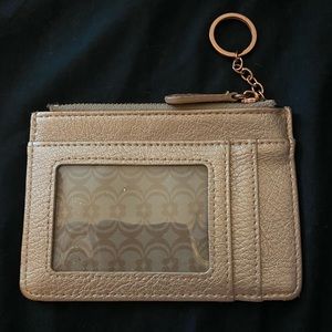 Charming Charlie key ring card holder